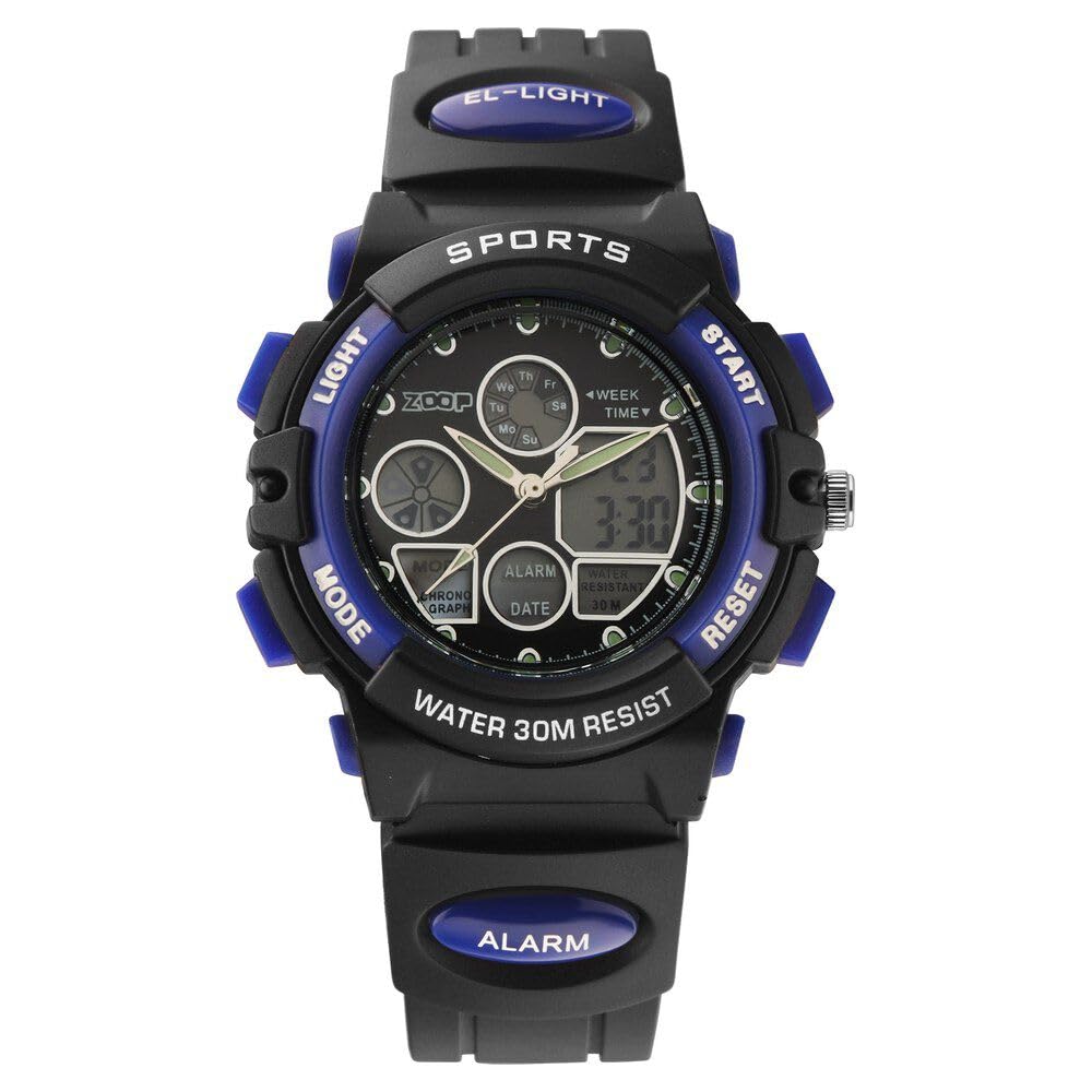 Zoop by Titan AnaDigi Quartz Analog Digital Black Dial Plastic Strap Watch for Kids-16033PP02W (B0CW9V68S1) Amazon Price History, Amazon Price Tracker