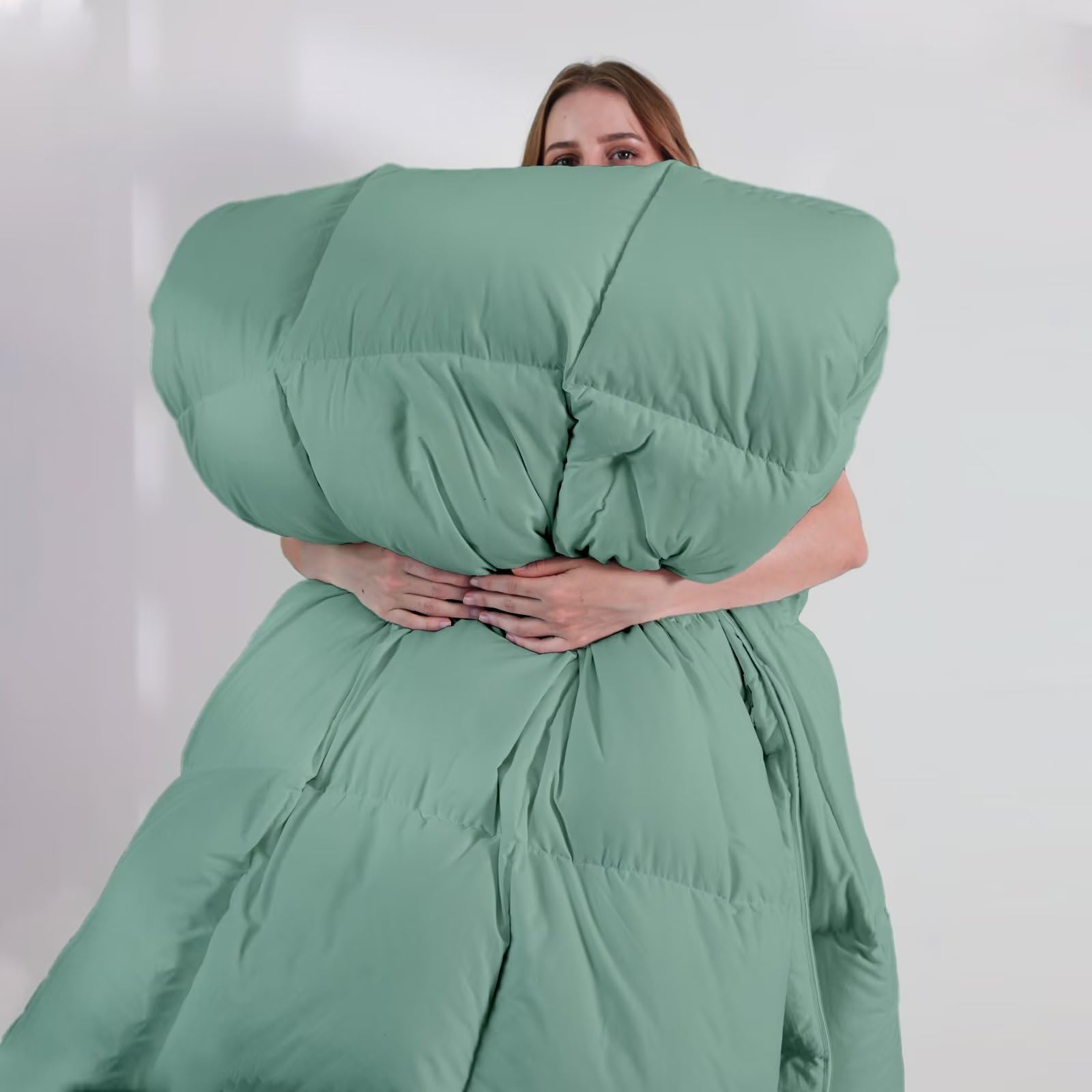 OverCloud™ Piumino D'Oca King Size (228x269 Cm) – Per Tutte Le Stagioni, Certificato RDS, Morbido E Traspirante – Collezione Hotel