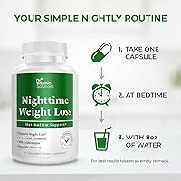 Vista 6 de Suplementos Quemadores de Grasa Nocturnos - Supresores del Apetito para Pérdida de Peso - Quemador de Grasa Nocturno para Mujeres y Hombres que