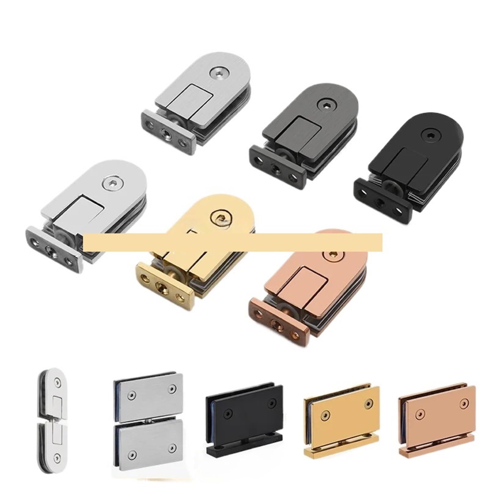 Kdhcvkz Dt-1004 1Pcs Cabinet Glass Door Hinge 360 ° Rotary(Dt-1004)