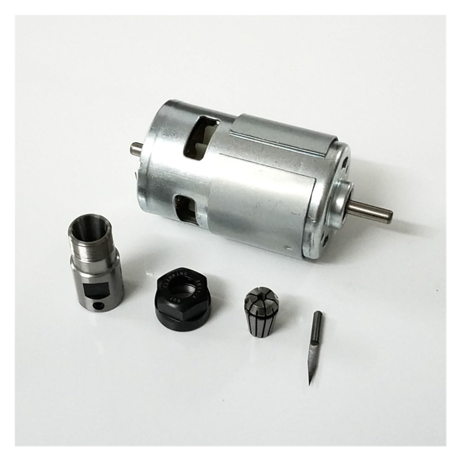 Spindelmotor, 775 Gleichstrommotor, 12–36 V, Kugellager-Spindelmotor mit ER11-Verlängerungsstange, Schnitzmesser for CNC-Fräsmaschine 1610/2417/3018(2)