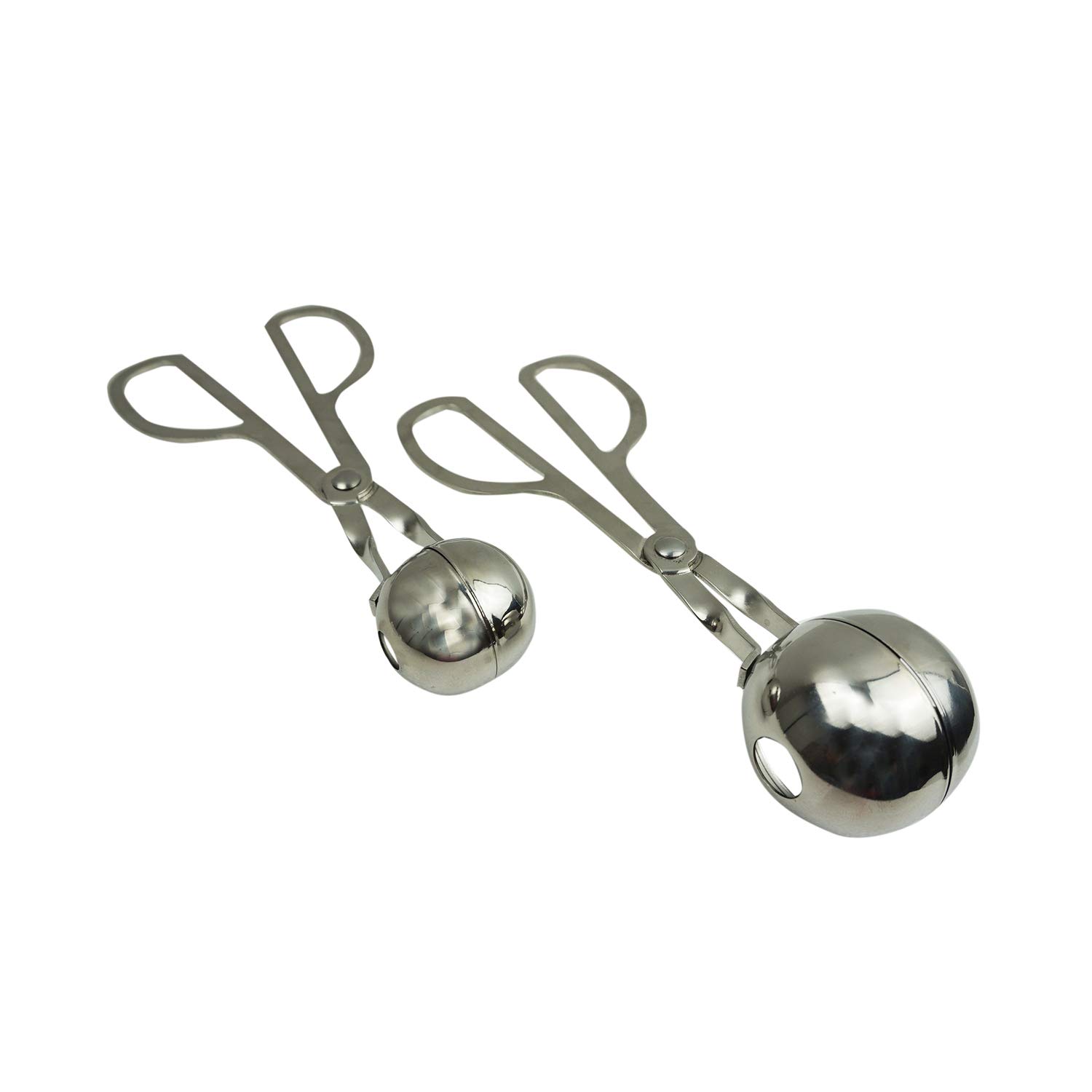 Strumento per fare polpette in acciaio inossidabile a doppia testa, utile per preparare polpette