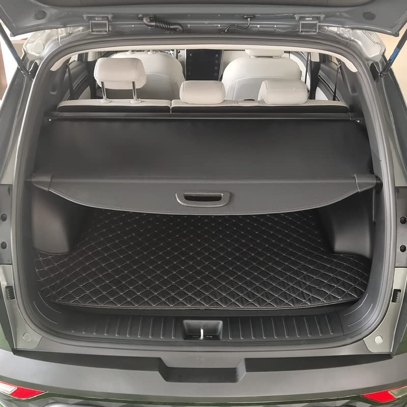 Auto Étagère Arrière Rétractable De Coffre pour Hyundai Tucson 2021-2022, Noir Coffre de Arrière Panneau de Bouclier de Sécurité, Cache-Bagages Couverture De Cargaison