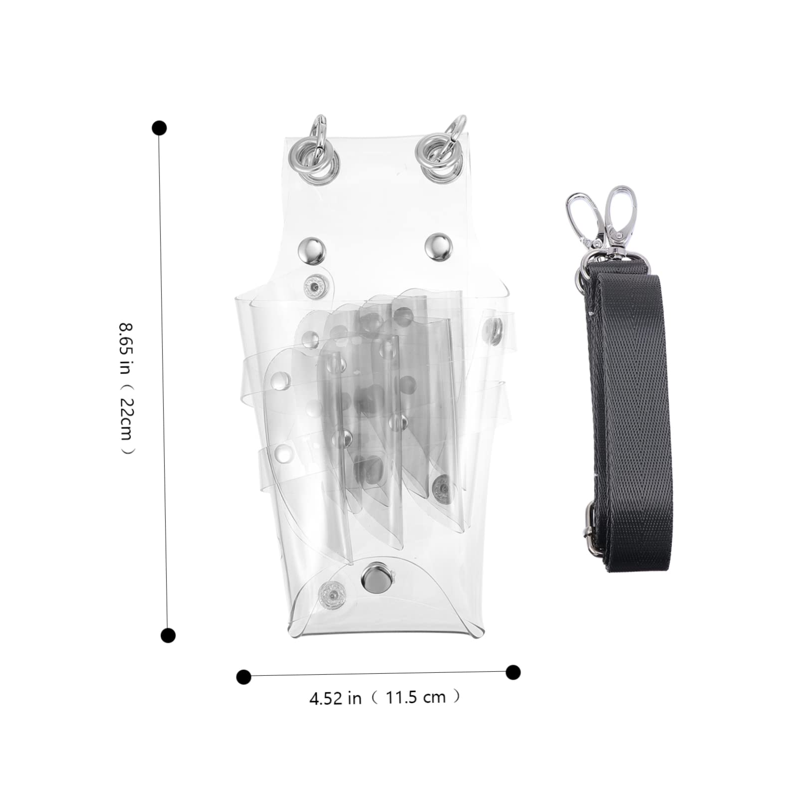 Healeved Salon Barber Scissors Pouch Detachable Clip Hairdressing Tool Kit Space-saving Hairdresser Bag