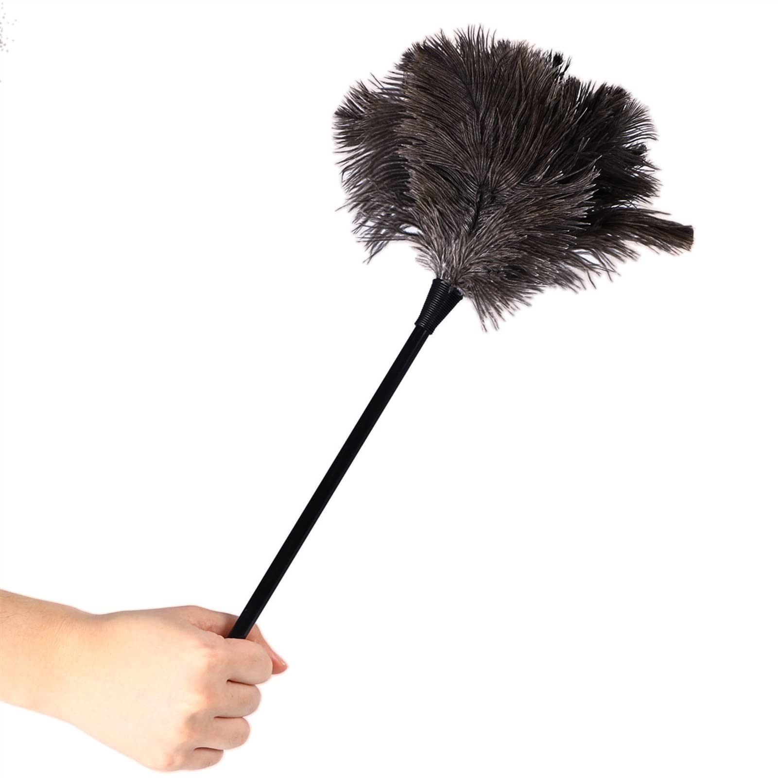 Plumeau, Plumeaux Noirs à Plumes avec Long Manche en Plastique