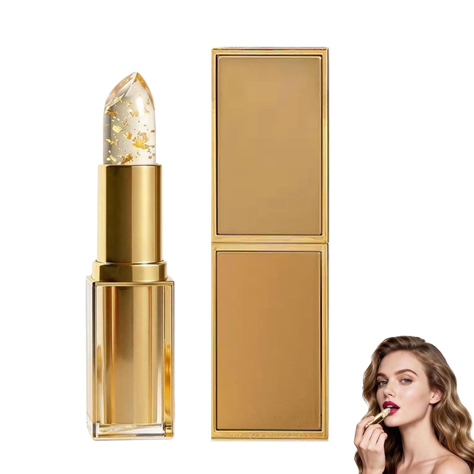 Lápiz labial adaptativo de PH, 2026 Beauty Lipstick 24 horas de duración, ilumina el color de los labios, hidrata y previene el agrietamiento del lápiz labial, rápido a un tono perfecto (1 unidad)