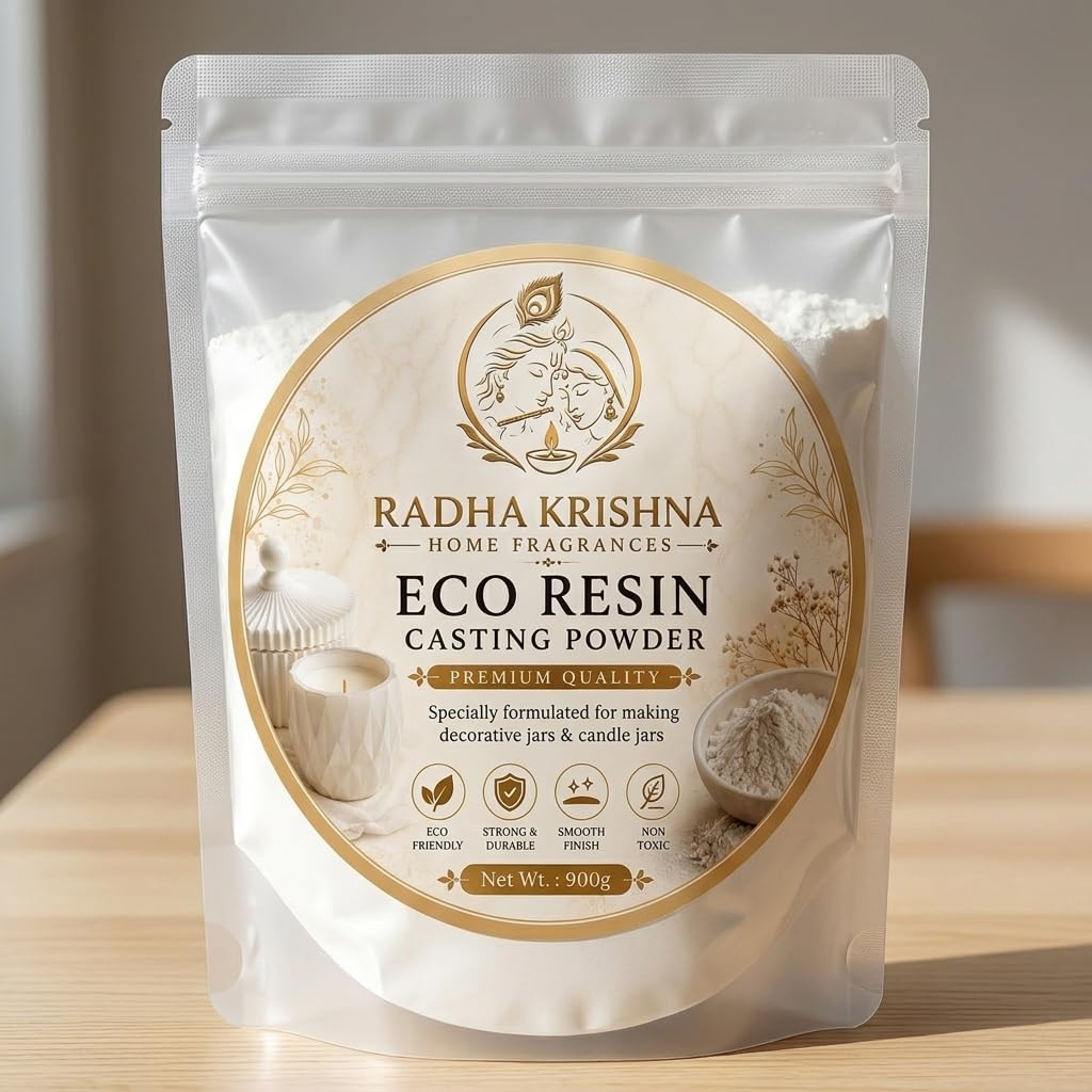 Premium Eco Resin Casting Powder, Pack - 900 gm | Pure White | High Strength | Ultra Smooth | Crack Free Formula | Ideal for DIY Crafts, Sculptures, molds, and Home Art Projects (Pack - 1)-image-20