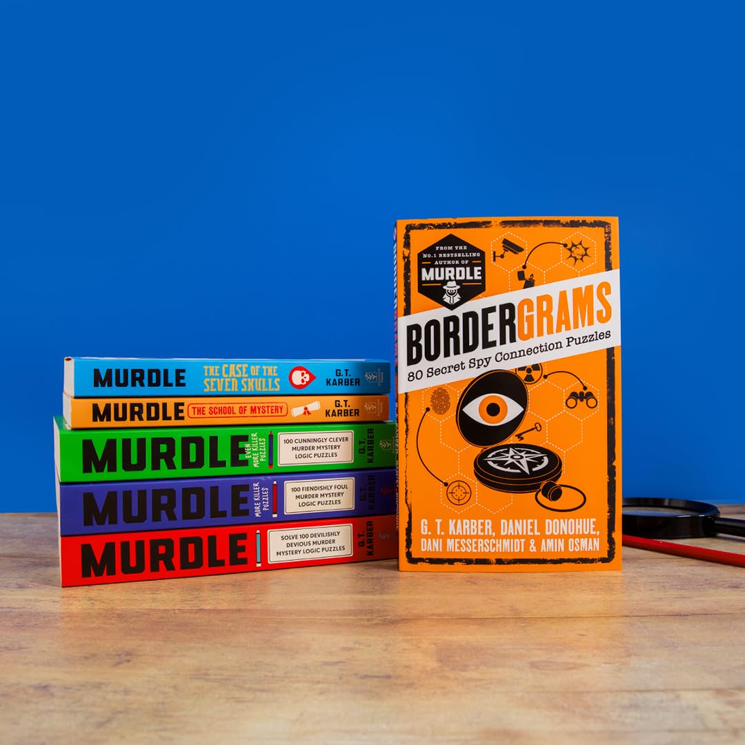 Bordergrams: FROM THE NO. 1 BESTSELLING AUTHOR OF MURDLE: 80 Secret Spy Connection Puzzles