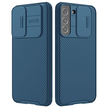 for Samsung Galaxy S22 Case, Nillkin CamShield Pro Samsung Galaxy S22 Case with Slide Camera Cover, Slim Case for Samsung S22 5g case 6.06'' ? Blue