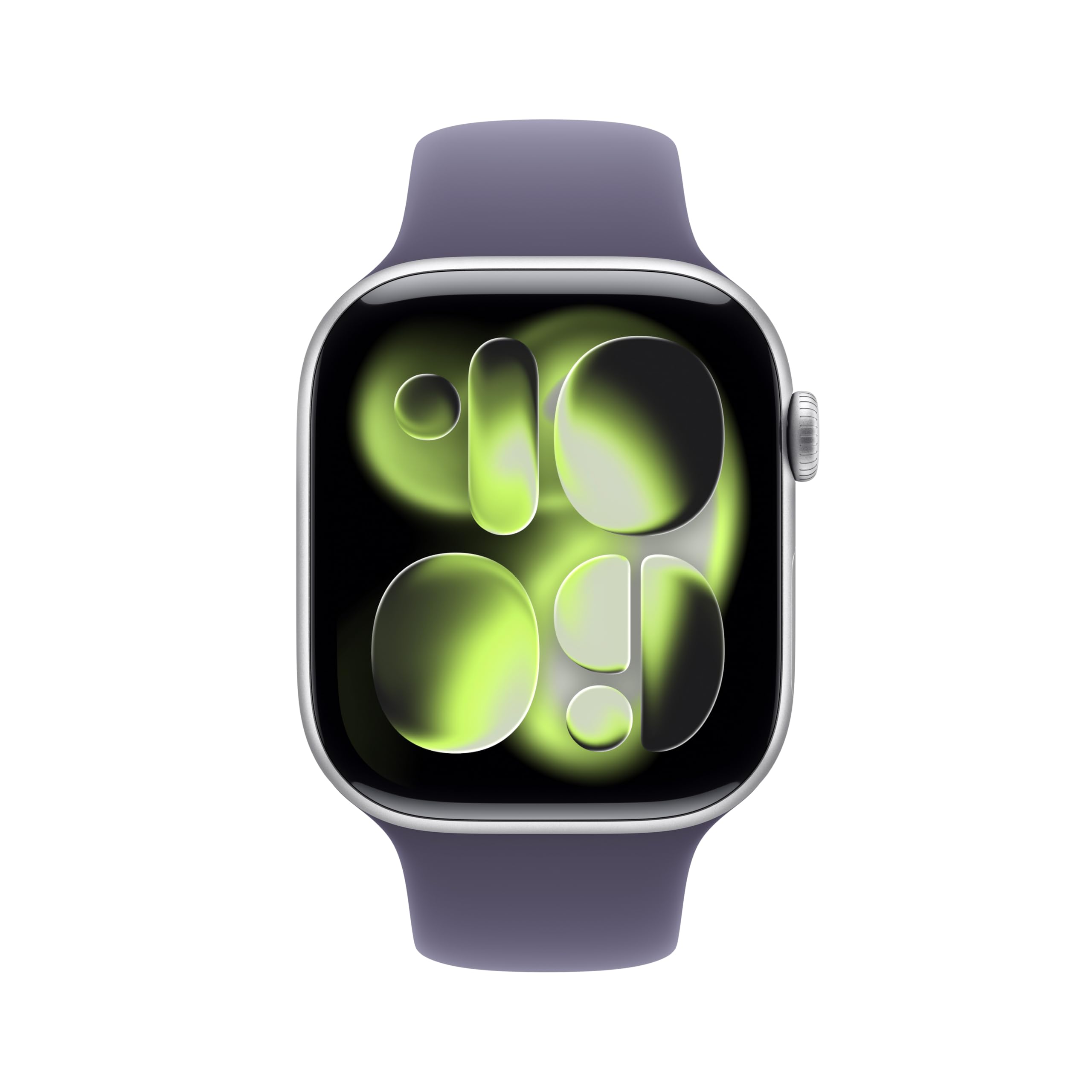 Apple Watch Series 11 [GPS 46mm] Smartwatch with Silver Case and Purple Fog Sport Band - S/M. Sleep Score, Fitness Tracker, Health Monitoring, Always-On Display, Water-Resistant - 2