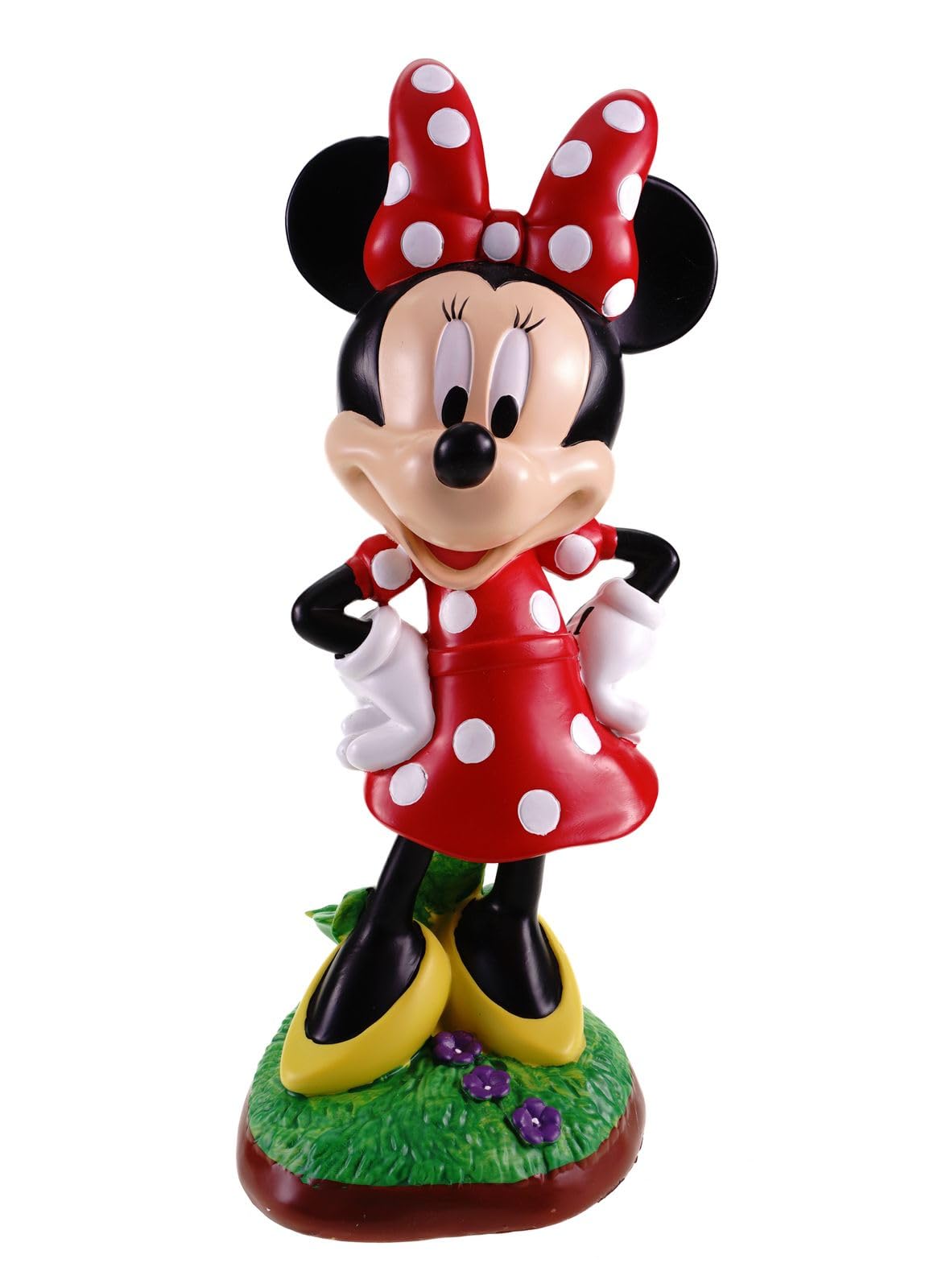 Christmas Inspirations 40Cm Minnie Mouse - Disney© Officially Licensed 3D Statue Figure Ornament - Indoor Outdoor Waterproof Polyresin Freestanding Display, Hand-Painted Collectable Decoration