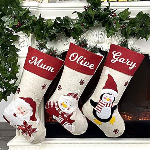 Howson London Personalised Christmas Stocking Cover