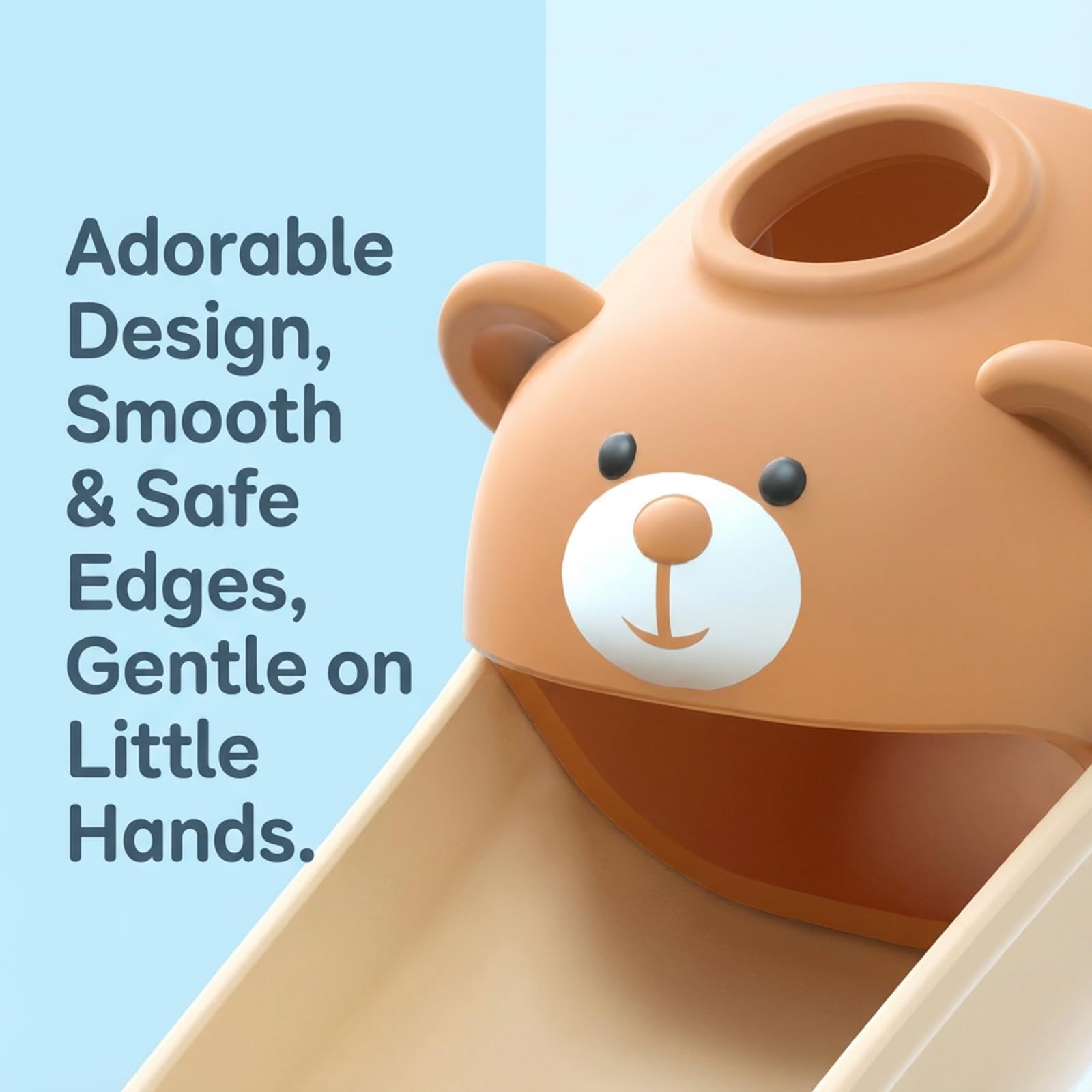 Skyroku Estensore per rubinetto per bambini, estensore per lavello con sensibilità alla temperatura, per lavaggio a mano dei bambini, adatto per bagno, cucina, vasca da bagno (marrone)
