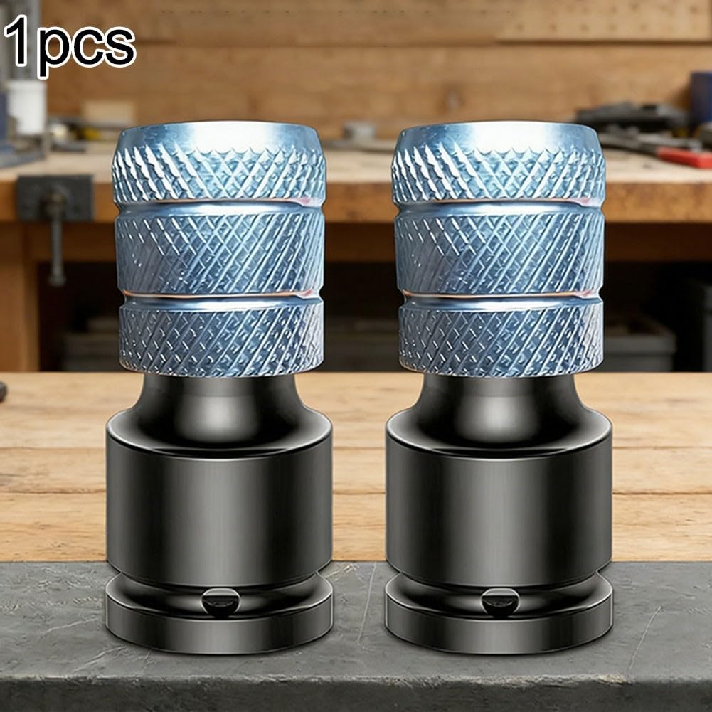 Niceminiwall Conversor para Impacto 1/2 Pulgada a Broca 1/4 Hex para Acero