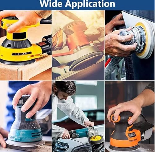 Generico 100pcs 4inch 100mm Carta vetrata con