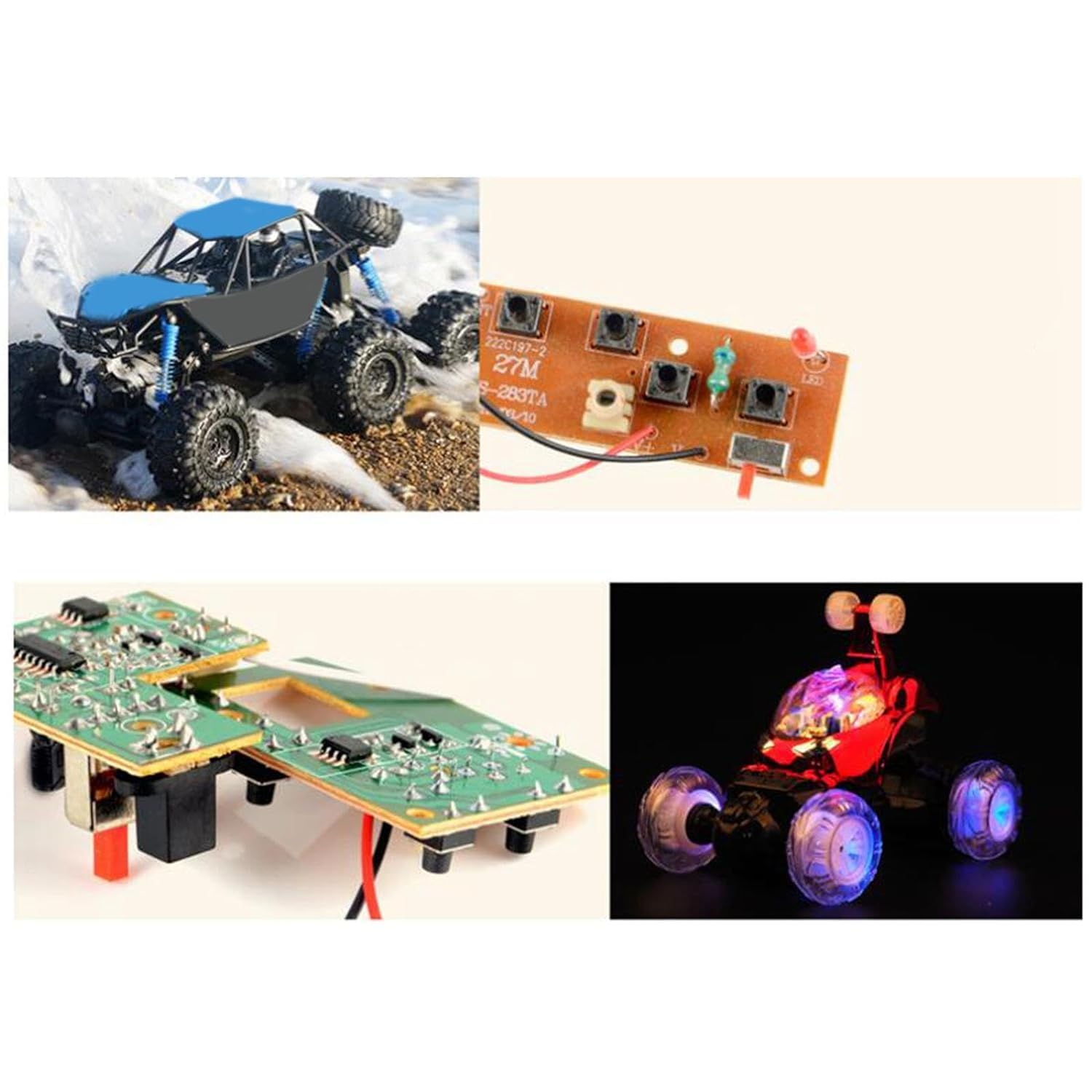 Generic 4 Channels Remote Control Circuit Board for RC Truck Toy DIY RC Airplane Toy 2