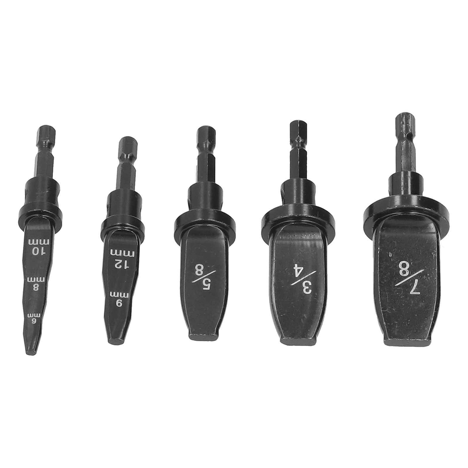 Lybunair High Speed Steel Copper Pipe Expander, Metric Hex Handle Flaring Tool for Air Conditioners