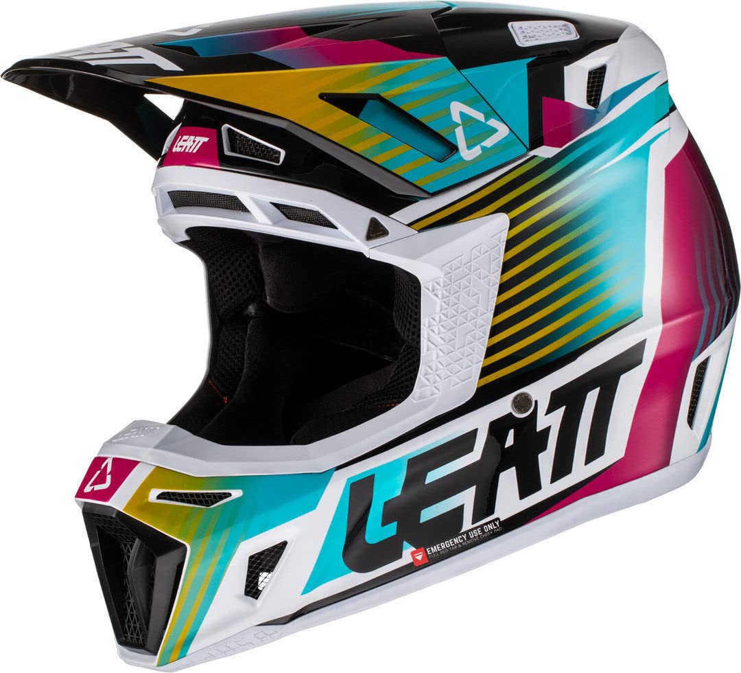 Leatt 1022010115 Casco Kit Moto 8.5 V22, Aqua, Xxl 63-64 Cm