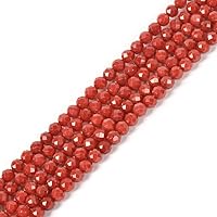 Vista 50 de Cuentas Redondas Facetadas de Ópalo Verde de 4 mm Sueltas de 16 Pulgadas para Hacer Joyas