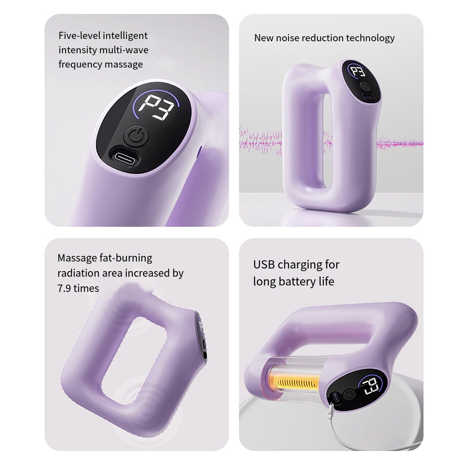 2026 Plataforma vibratoria para entrenamiento de cuerpo completo en casa con 8 niveles de velocidad, función de masaje para quemar grasa, tonificación muscular (B, A)