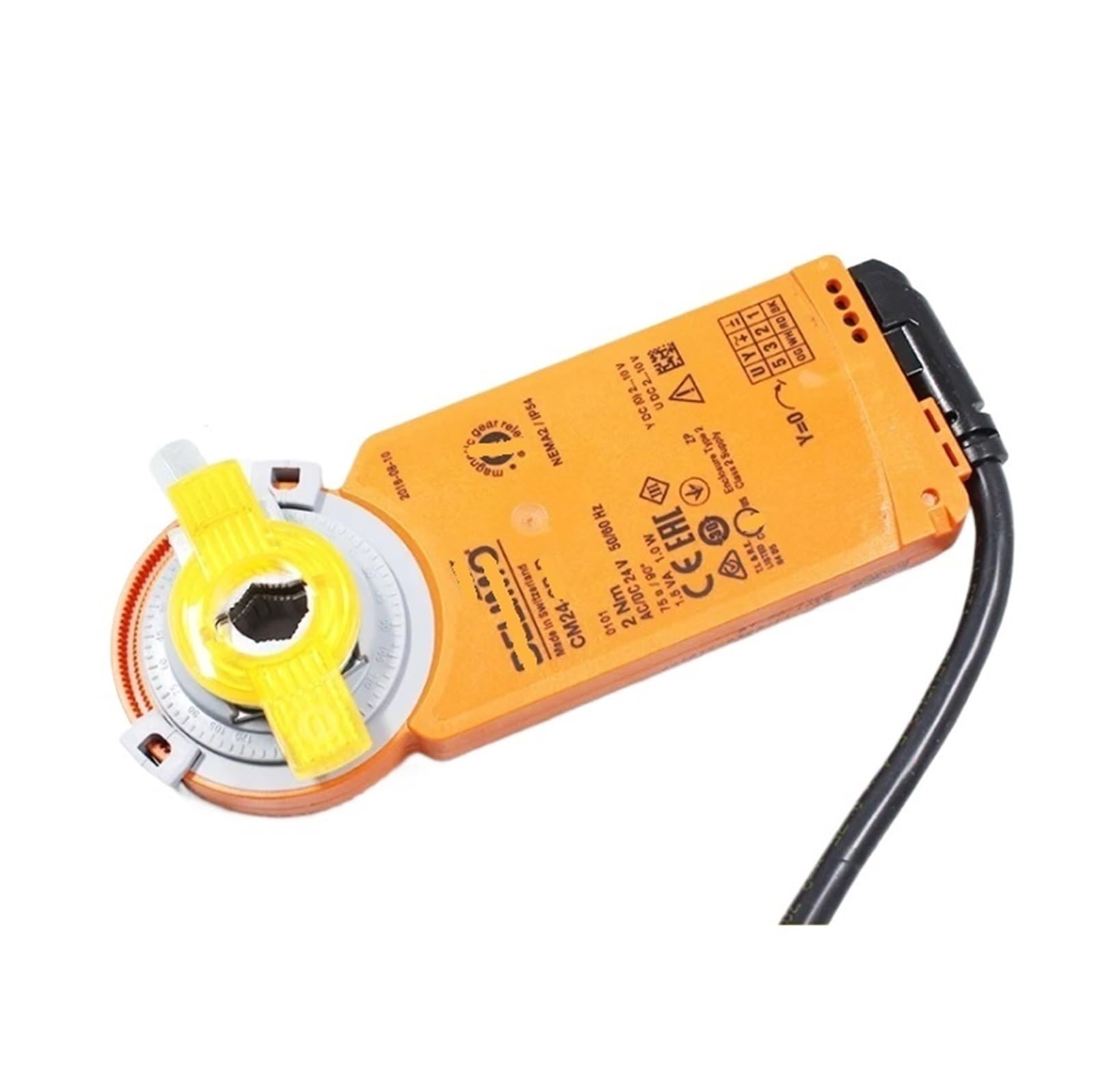 Actionneur d'amortisseur modulant CM24-SR-L 2NM AC24V DC24V avec retour de Position HAVC