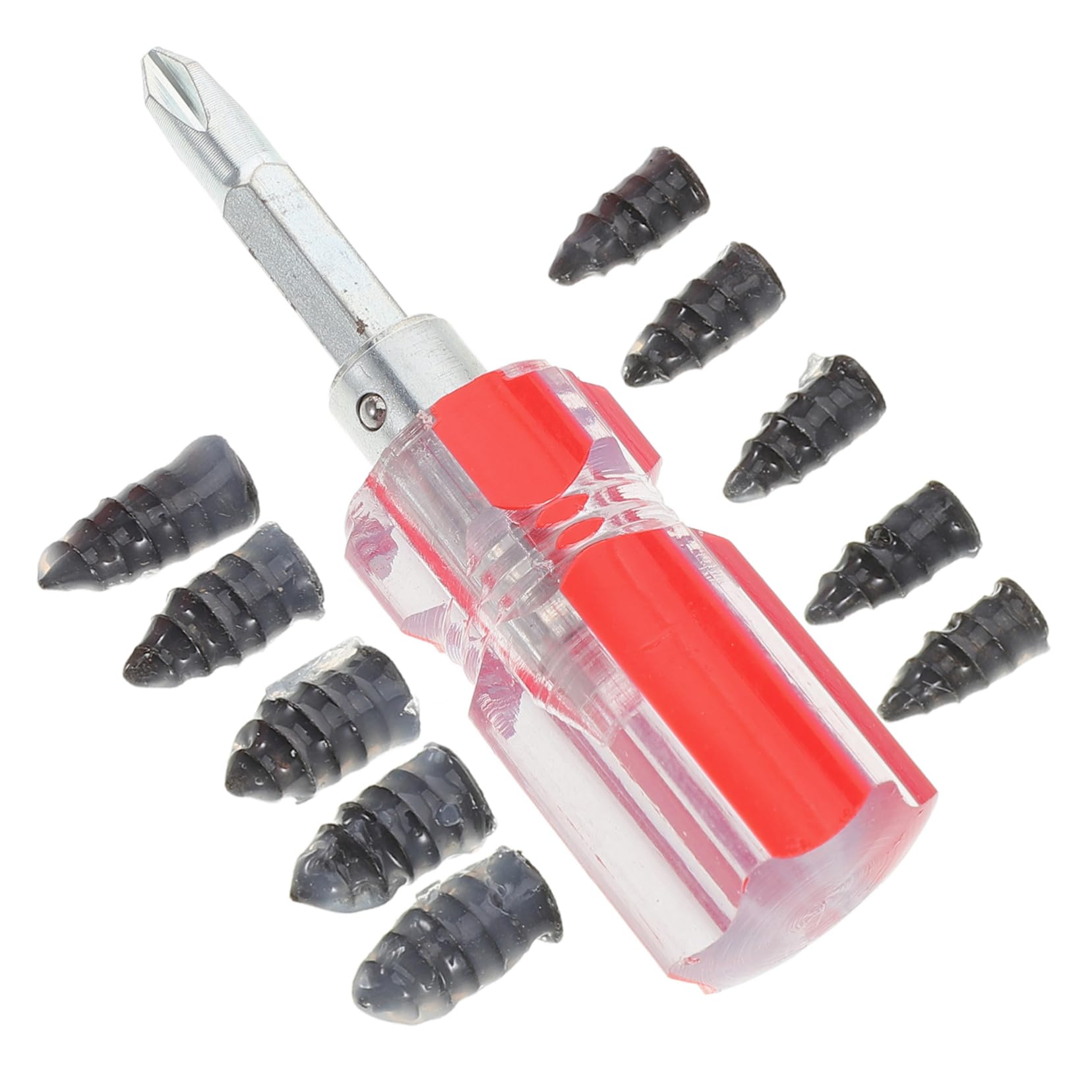ifundom 1 Set Tire Repair Nail Kit Vacuum Tire Plug for Quick Puncture Fixes Compatible with Cars Motorcycles Bicycles and Electric Bikes Durable Construction