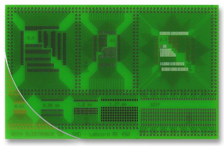 PCB, EUROCARD, SOP, W/O Holes, Prototyping Boards, Qty.1 | RE450-LF