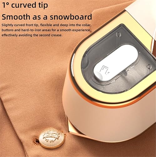 Miniatura 7 de DAUTAI Vaporizador portátil de viaje de mano de calentamiento rápido 15S, plancha de vapor de mano penetrante fuerte, superficie de planchado de