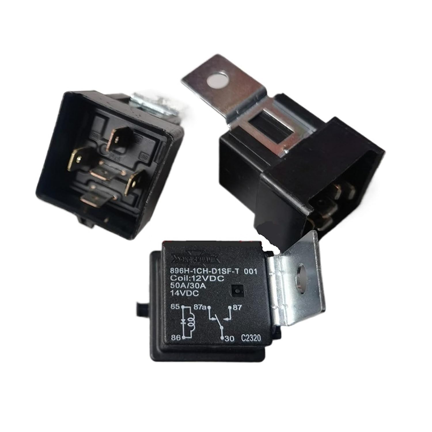 4pcs/lot Relay 896H-1CH-D1SF-T 001 12VDC Automotive Relay 5pins 50A/30A