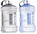 Speeron Wasserflaschen: Auslaufsichere Trinkflasche mit Tragegriff, 2,3 l, BPA-frei, 2er-Set (Fitness Flasche)