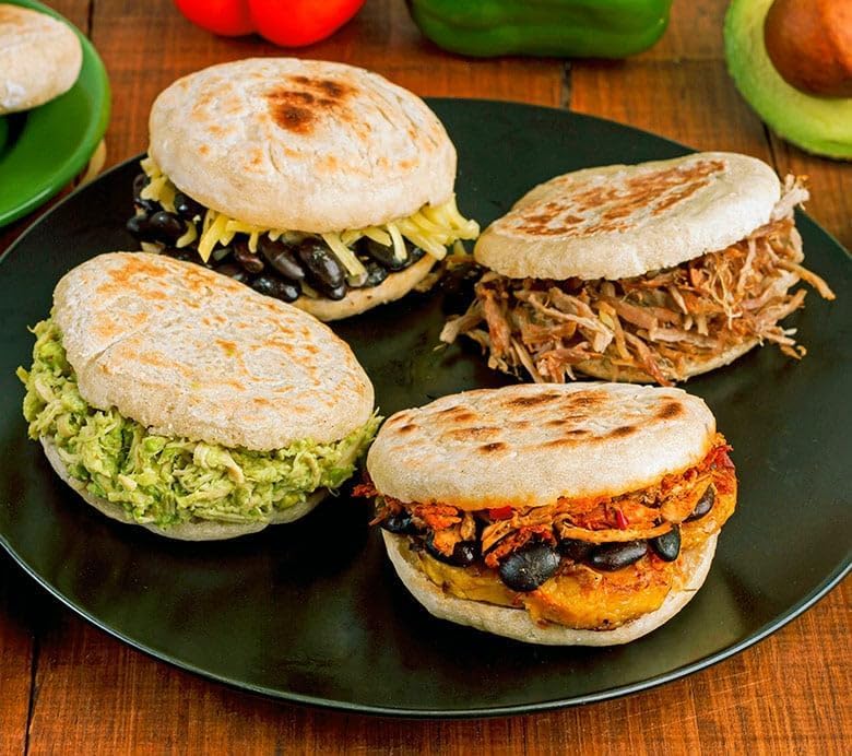 Tostiarepas venezolanas, 6 unidades, listas en 6 minutos, doradas y crujientes