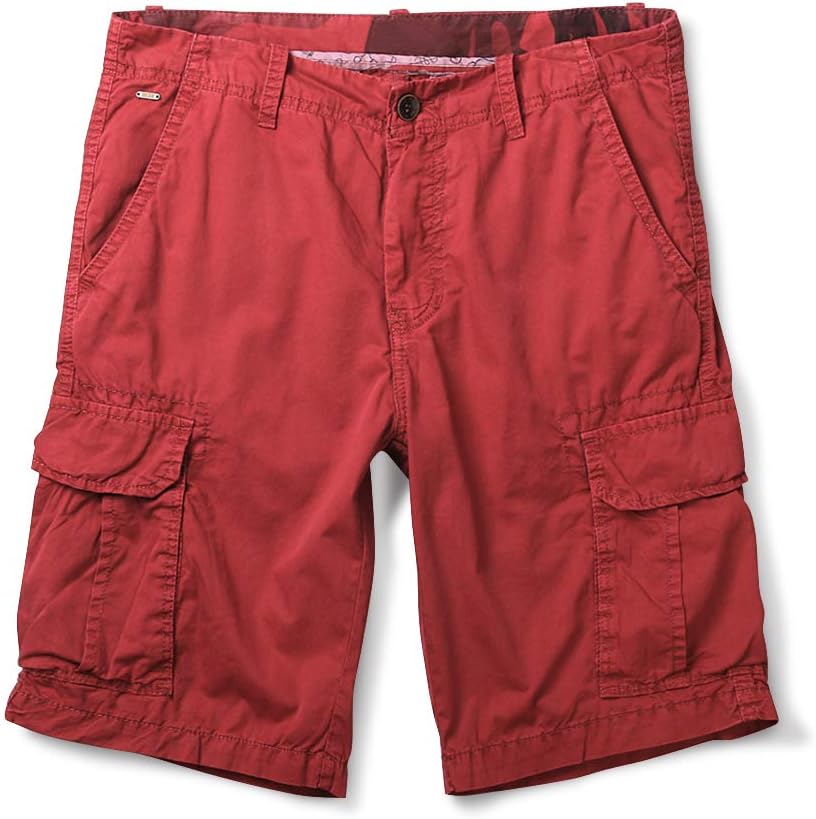 OCHENTA Men's Lightweight Cargo Shorts, Relaxed Fit 100% Cotton Casual Summer Shorts with 6 Pockets (No Belt) - Image 6