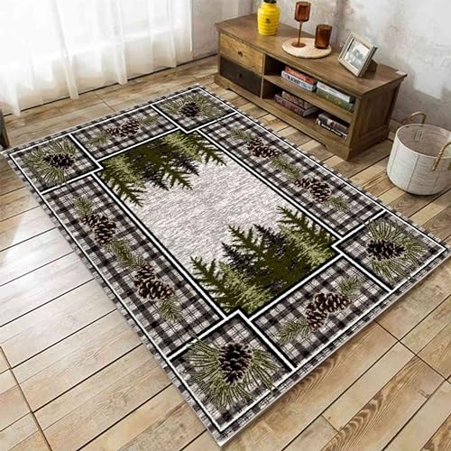 Tapete decorativo estilo vintage cuadros Buffalo 3x4ft