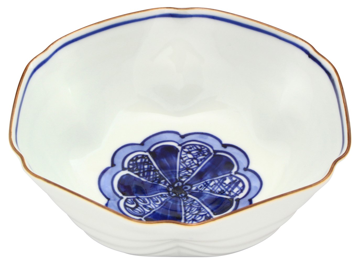 Amazon.co.jp: 京焼 清水焼 紫峰窯 小鉢 大 (化粧箱入) 白磁捻祥瑞  