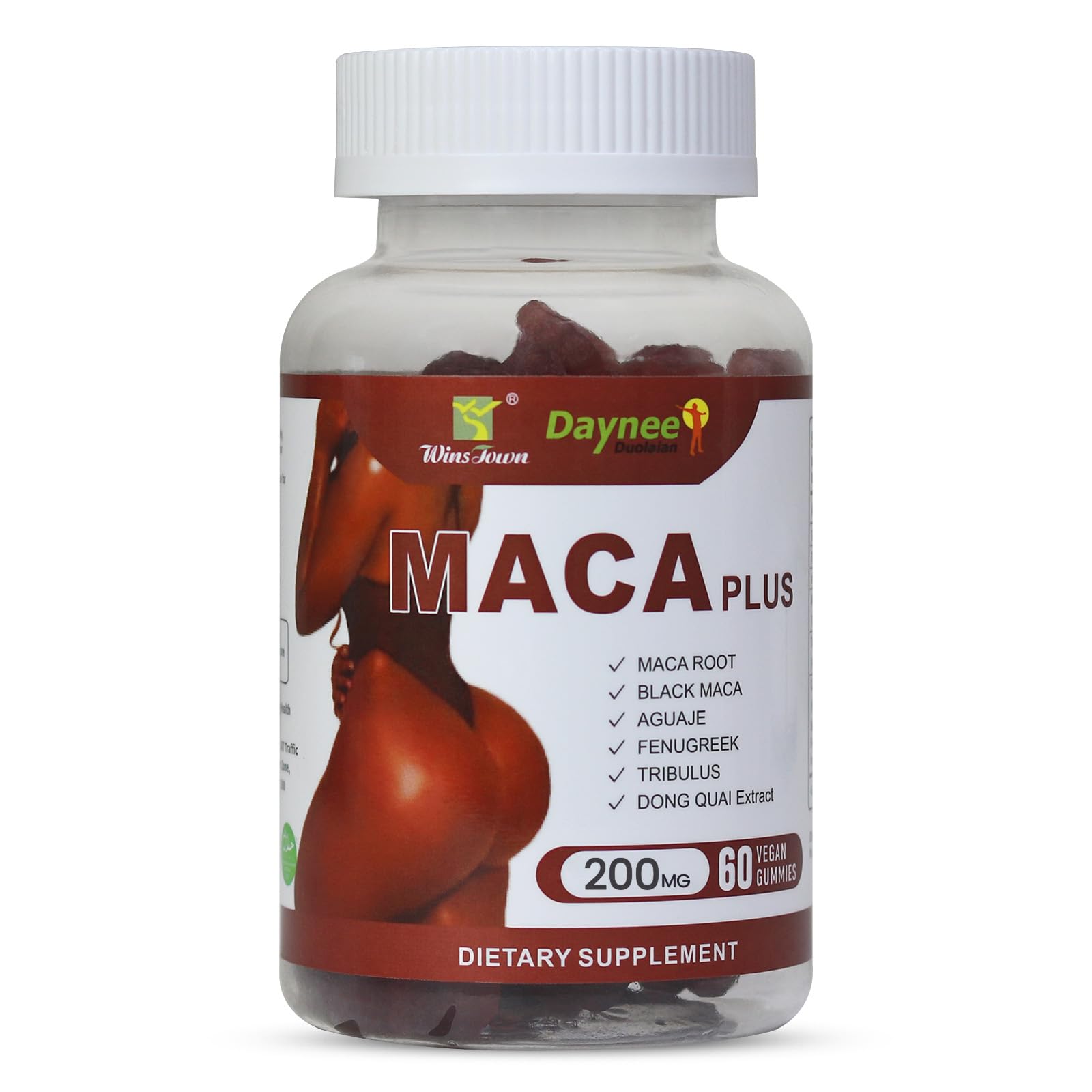 Maca Plus Gummies, Ultimate Maca Root for Women, 60 Ct