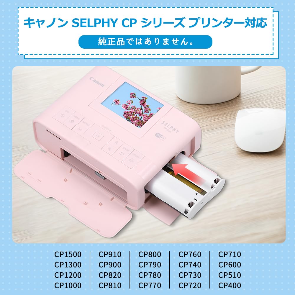 Compatible Canon SELPHY CP1500 Photo Paper & Ink Cassette 108