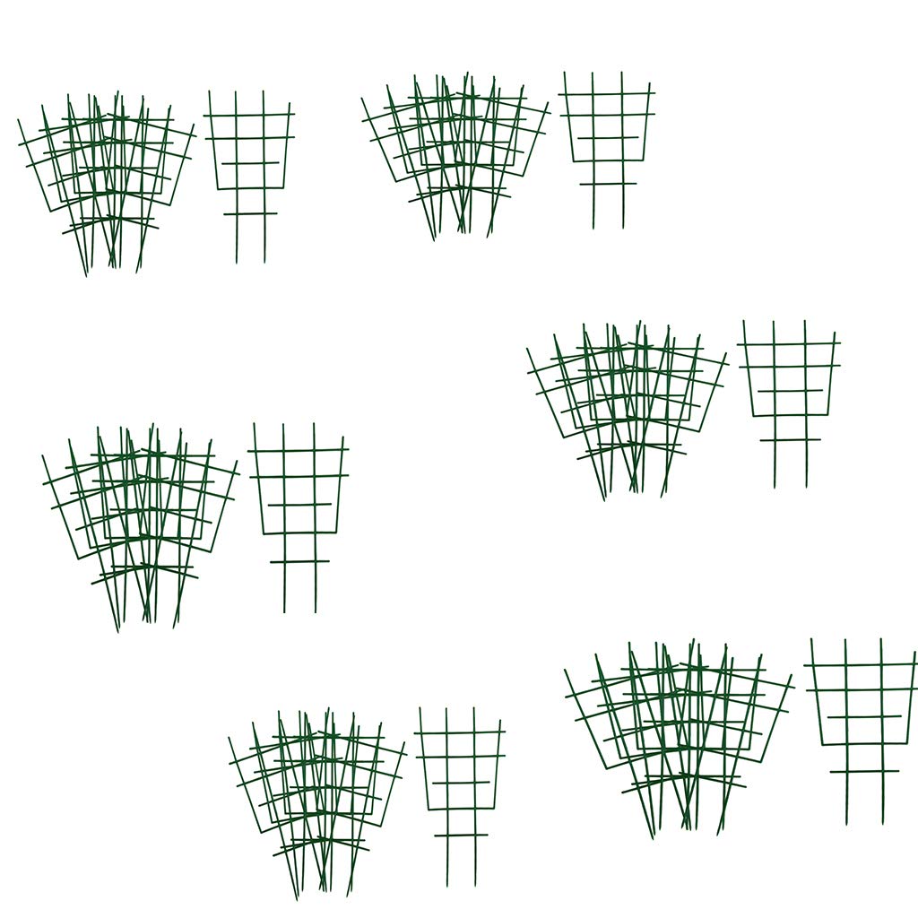 ATORSE 18 mini tralicci rampicanti fai da te da giardino, supporto per piante casa e giardino, cortile, giardino e vita all'aperto, forniture per giardinaggio, cura delle piante, suolo e accessori
