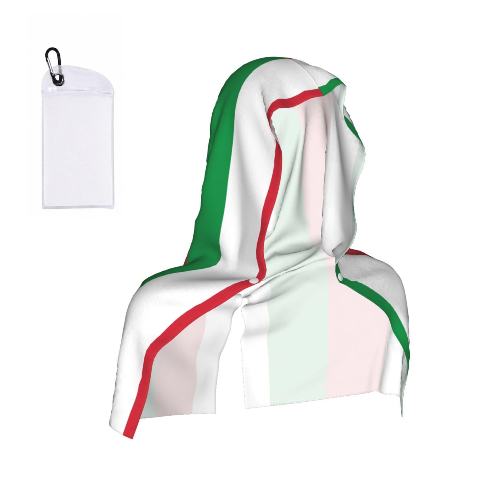 ZYJHYY Italian Flag Print Unisex Swimming Towel Practical Camping Towel Skin-Friendly Cooling Towel For Workout Training