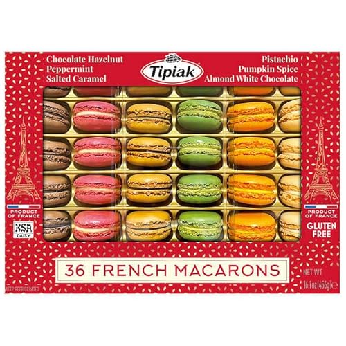 Tipiak French Macarons, Limited Edition, Variety Pack, 14.8 oz, 36 ct