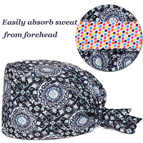 Kousenpu Hat Working Cap with Sweatband Adjustable Hats for Women, Long Hair