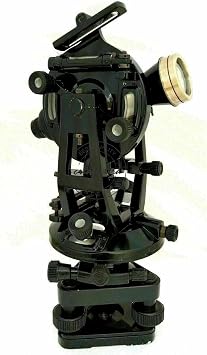 20 Second Theodolite-Transit Surveyors Alidade Surveying Instruments Equipment, Antique