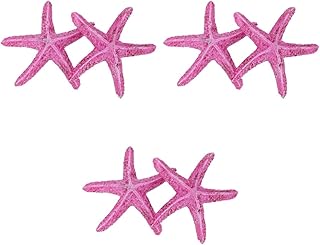 6 Peças Decoração De Decoração De Ornamento De Tanque Costeiro De Silicone Ornamentos De Aquário De Paisagem Marinha Conchas De Peixe Estrelas Artificiais Decoração De Resina