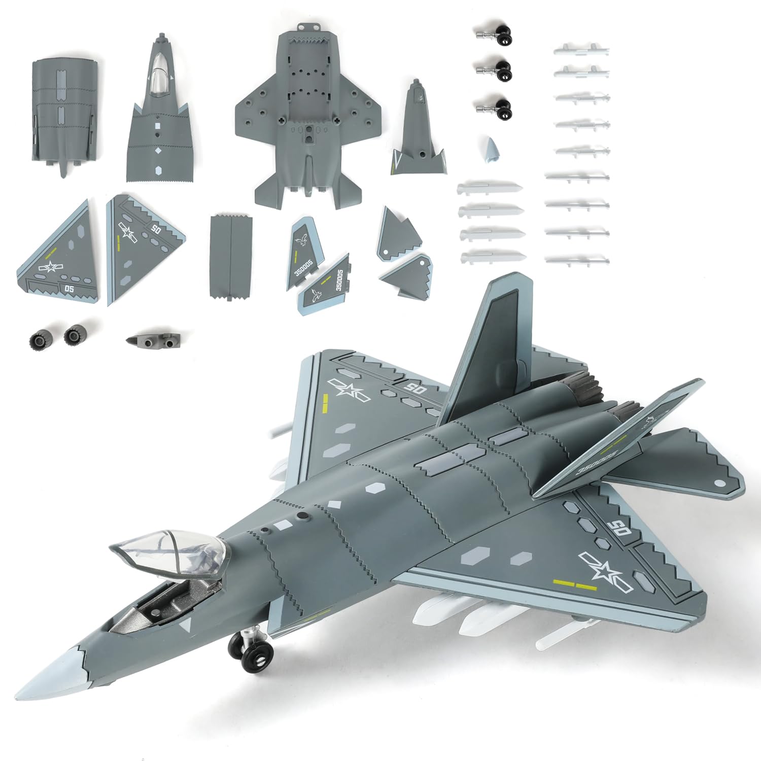 Amazon | SEBUNAS 1/72スケール J-35 軍用航空機玩具 クイックビルド