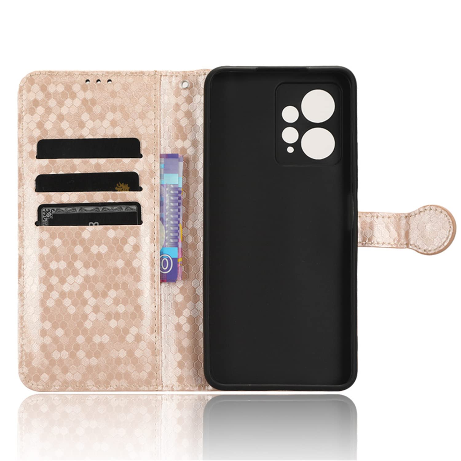 Amazon.co.jp: Solid Color Ripple Pattern Wallet Clip Compatible with Xiaomi  Redmi Note 12 RedmiNote12 4G Shockproof Protective Shell Non-slip Stand  Holder Leather Cover (Redmi Note 12 4G,Gold) : 家電＆カメラ