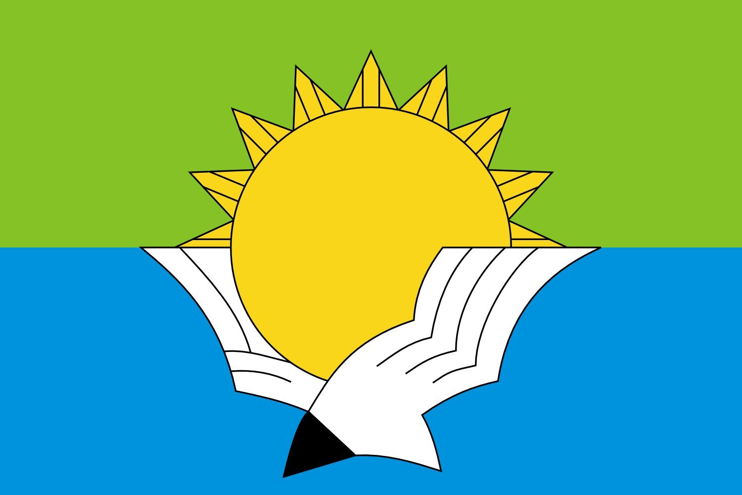 Drapeau Volgorechensk Kostroma grand format pour pavoisement extérieur