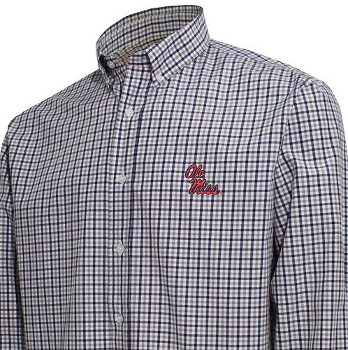 Chemise à Carreaux NCAA University Of New York - Taille M, Bleu/rouge/blanc, Coupe Slim - Neuf Avec étiquettes