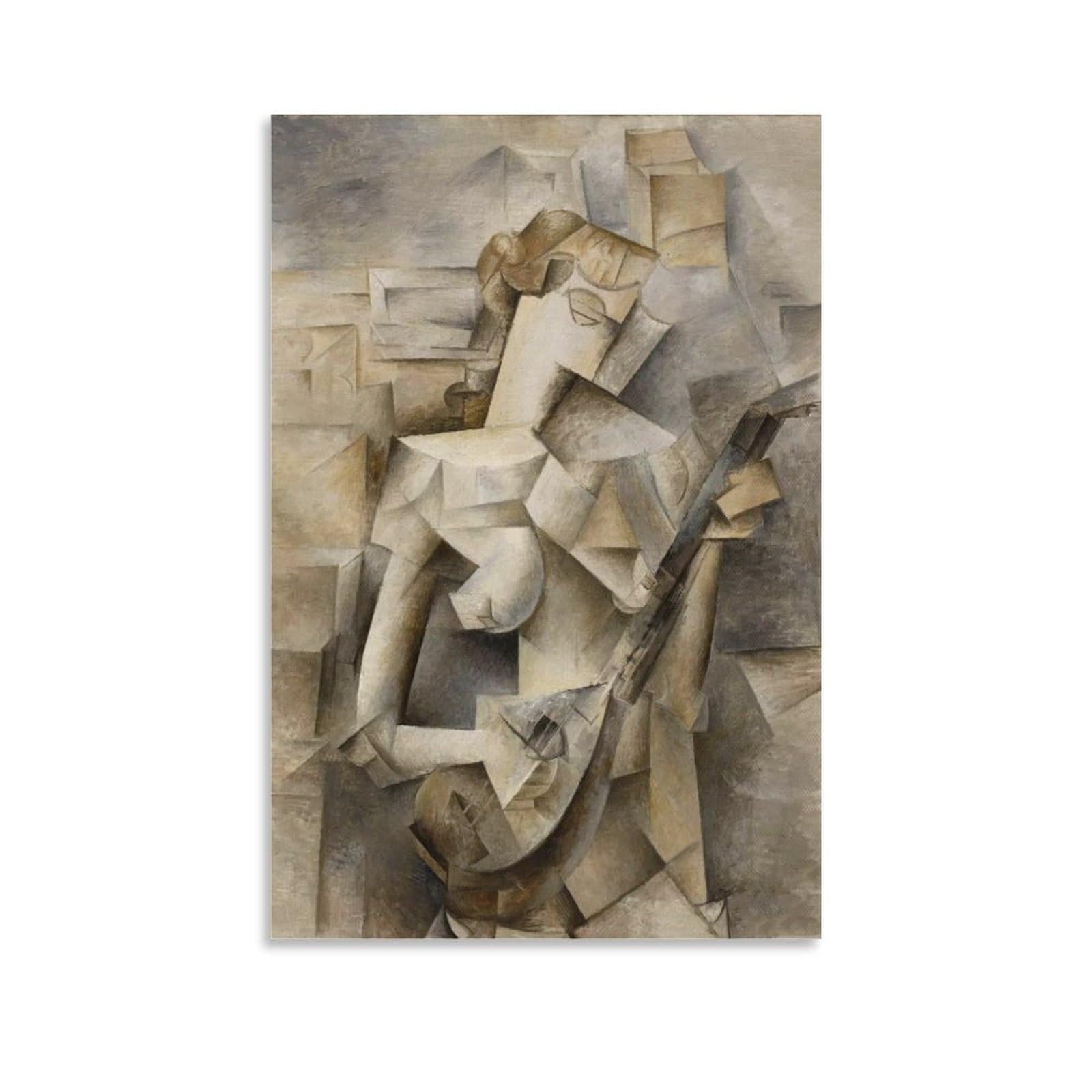 Amazon.co.jp: パブロ・ピカソ、マンドリンを弾く少女 アート絵画