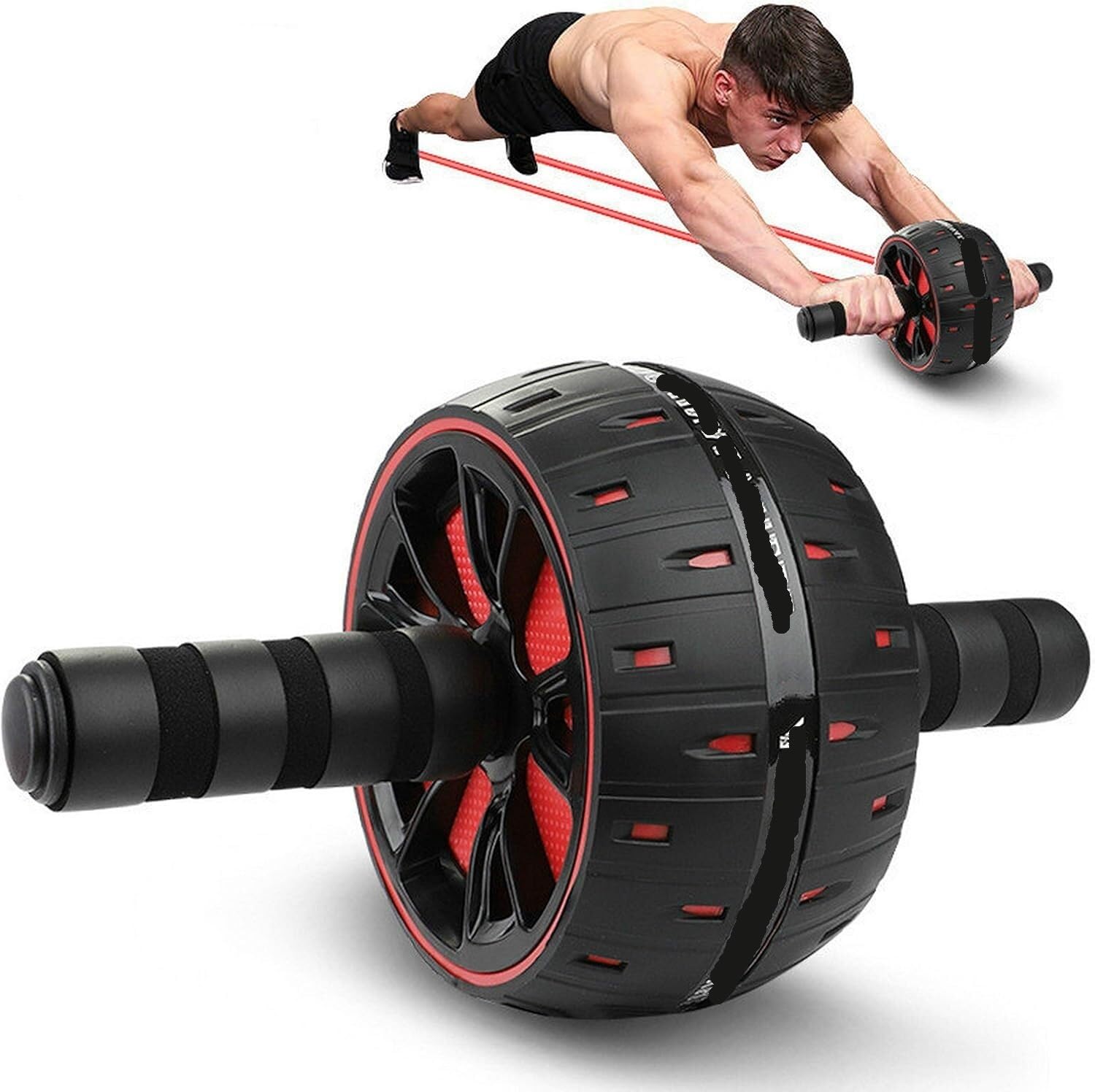 Ab Roller Wheel Sprzęt do ćwiczeń na mięśnie brzucha Koło w domu