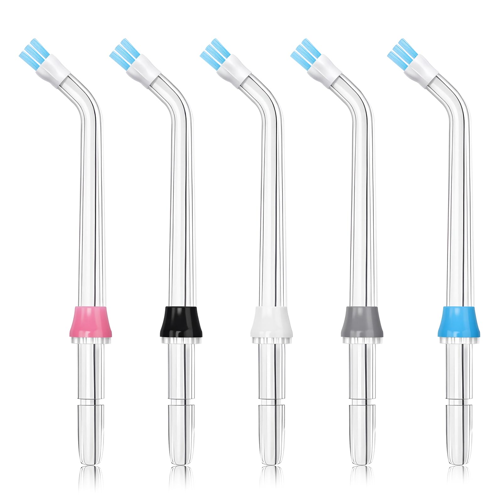 5 Piezas Boquilla de Repuesto para Waterpik Water Flosser WP-100 WP-250 WP-450 WP-560 WP-660 Recambios Irrigador Dental Accesorios de Jet Tip para Dientes Encías Mejora Salud Dental y de Encías