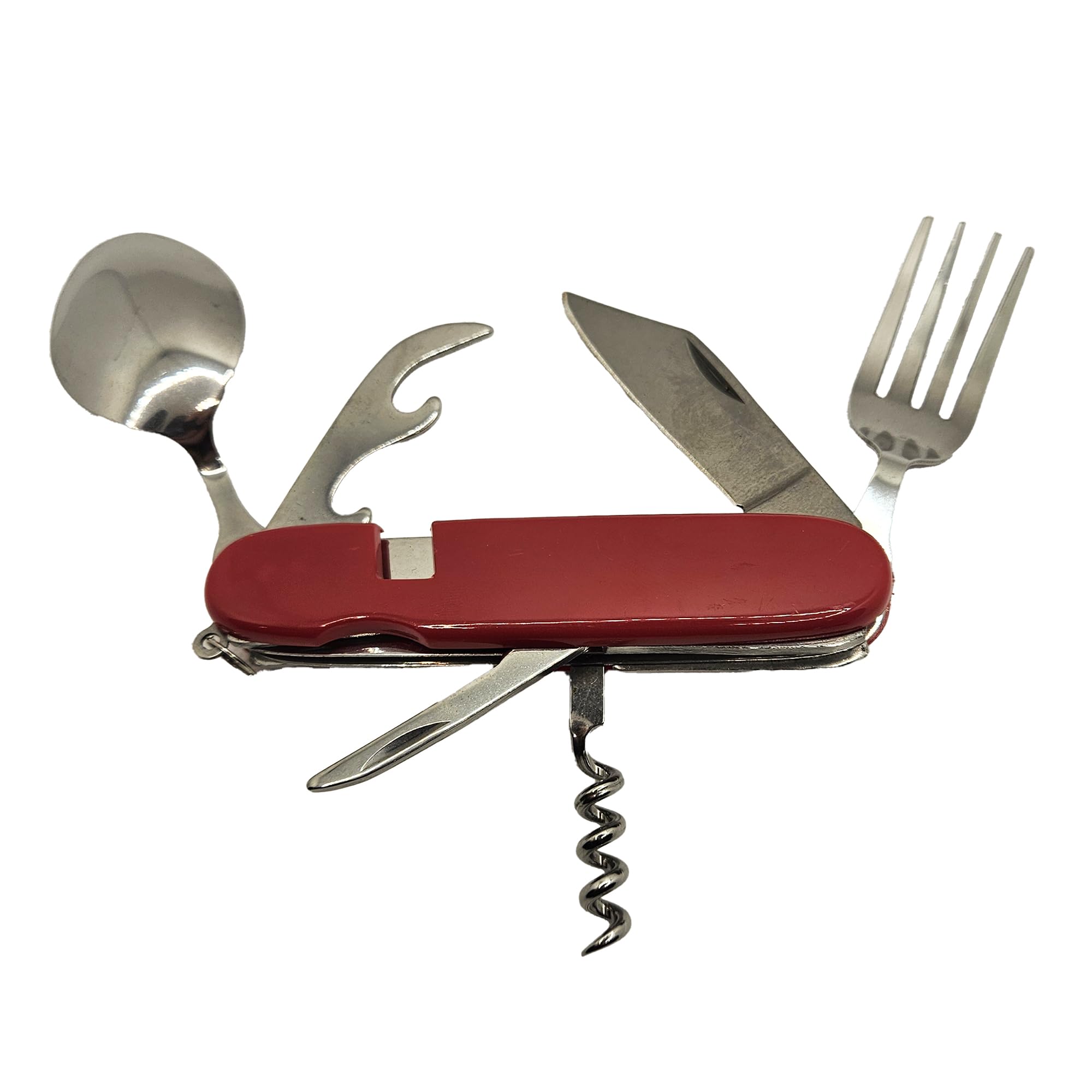 Posate Da Campeggio Pieghevoli In Titanio Leggero - Set Da 2 (Cucchiaio E Forchetta)